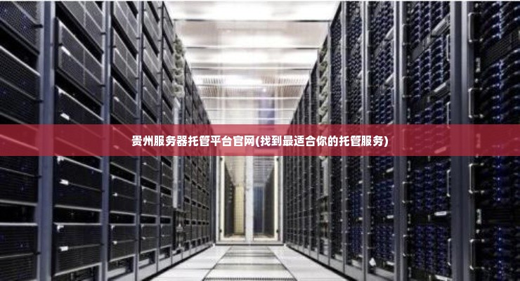 贵州服务器托管平台官网(找到最适合你的托管服务)