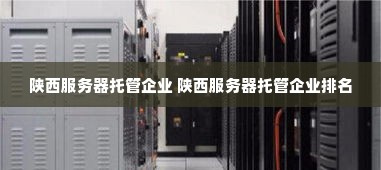 陕西服务器托管企业 陕西服务器托管企业排名